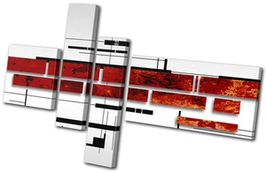 Abstrakt Modern Geometrisch MULTI LEINWAND WANDBILD Bild Druck VA - Bild 1 von 1