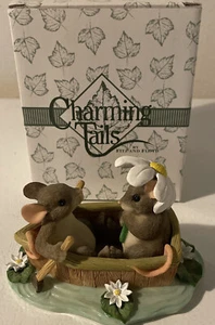 Fitz And Floyd Charming Tails Rowboat Romance #83/801 - Picture 1 of 12