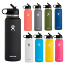 40 oz Hydro Flask Water Bottle with Straw Lid Stainless Steel Vacuum Tumbler USA
