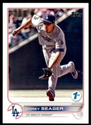 2022 Topps First 1st Edition #301 Corey Seager b Los Angeles Dodgers - Image 1 of 2