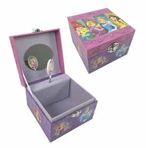 NIÑAS NIÑOS DISNEY PRINCESA RANA JOYERÍA MUSICAL BARATIJA CAJA DE RECUERDO - Imagen 1 de 4