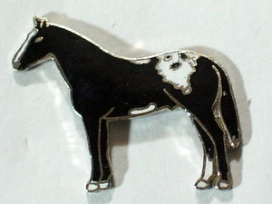 Appaloosa Horse Pin , Black and white Appaloosa Horse , xlg sz - Picture 1 of 3