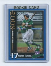 Mike Giancarlo Stanton 2008 Falconer Printing Jamestown Jammers ROOKIE Card