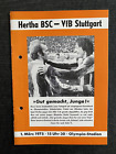 Bl 74/75 Hertha Bsc - Vfb Stuttgart, 01.03.1975 - Erich Bière Et Detlef Szymanek