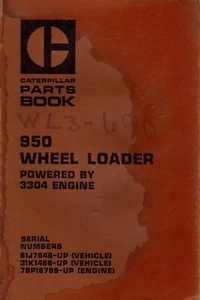 Cargador de ruedas Caterpillar 950 81J7846-up manual de piezas - Imagen 1 de 1