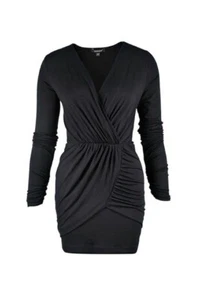 ABITO VESTITO VESTITI DONNA DENNY ROSE 52DR11022 2001 NERO ORIGINALE AI NEW - Picture 1 of 3