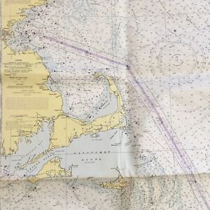 Nautical Chart Map Georges Bank Nantucket Shoals C&GS 13200 1974 Cape Cod VTG