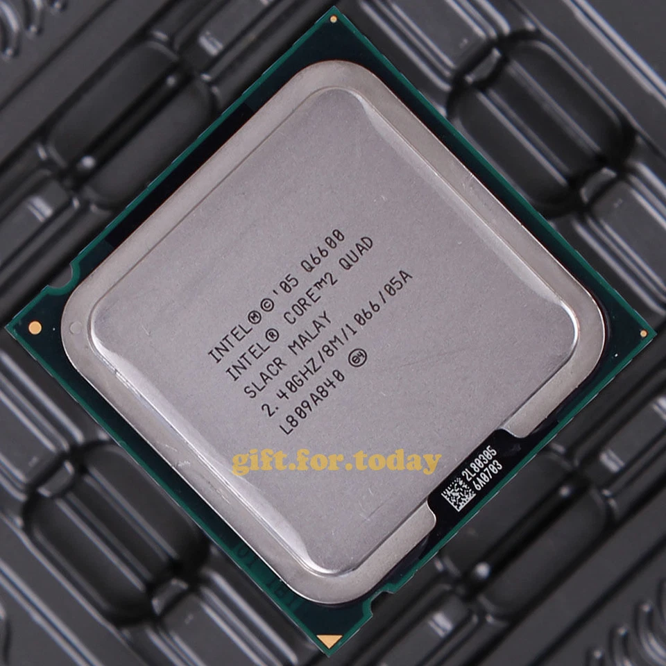 Original Intel Core 2 Quad Q6600 2.4GHz Quad-Core SLACR SL9UM Processor CPU - Image 1 of 1