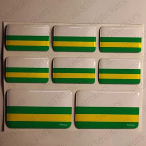 Adesivi Sabadell Adesivo Bandiera Resinati 3D Resinato Spagna - Picture 1 of 1