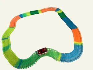 Flex MulticolorTrack Flexible Plastic Race Track Custom Lot and Vehicle - Picture 1 of 8