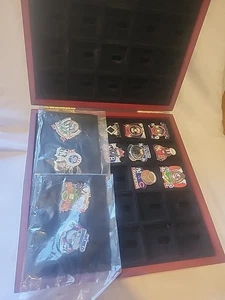 NY YANKEES WORLD SERIES PIN COLLECTION 12 PINS W/CARDS WILLABEE & WARD BOX Rare! - Picture 1 of 11