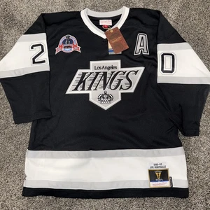 Los Angeles Kings Mitchell & Ness Luc Robitaille Blue Line Trikot Youth S/M Neu - Bild 1 von 10