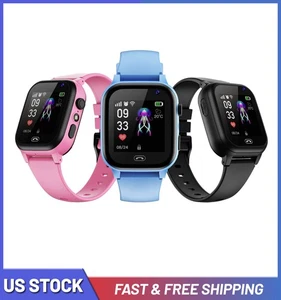 Kinder Smart Watch GSM SIM SOS Anruf Telefon Spiel Uhren Jungen Mädchen Kinder Geschenk USA - Bild 1 von 19