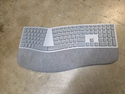 Microsoft Surface Ergonomic Wireless Keyboard Model 1786 – Gray tested works - Image 1 of 2