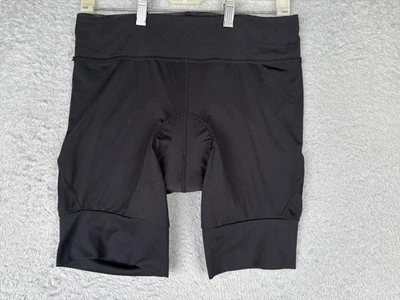 Pantalones Cortos Acolchados de Ciclismo para Mujer Medianos Negros Bicicleta Forro Gamuza Cintura Alta Carretera Foto 1 de 4