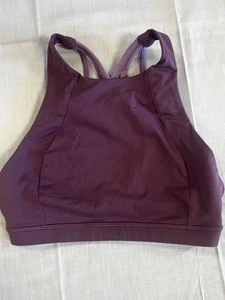 Lululemon Sports Bra Adult 4 Free To Be Yoga Workout Gym Active Womens Purple - Picture 1 of 5