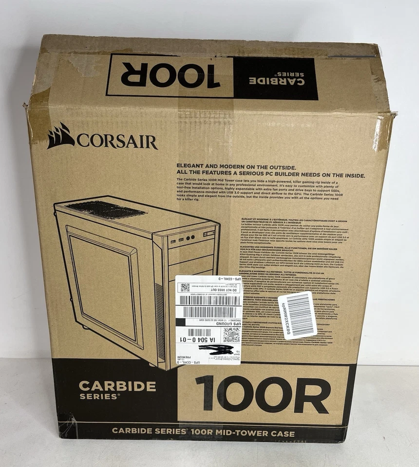Corsair Carbide Series 100R Mid-Tower Computer Case Open Box - Image 1 of 4
