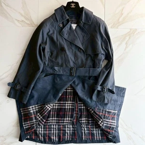 BURBERRY sixeM Liner Trenchcoat Gürtel lang navy - Bild 1 von 11