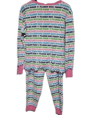 Набор пижам Disney Parks Tinker Bell Sweet Sassy Pixie Y2K Lounge XXL Fairycore - Изображение 1 из 4