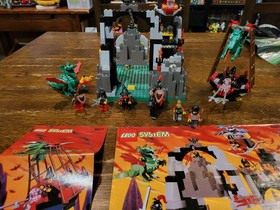 Lego Fright Knights 6087 6037 100% complete w/ instructions Witch's Manor + Ship