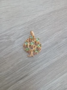 Anhänger Silber 925 vergoldet mit EDELSTEINEN - Bild 1 von 2
