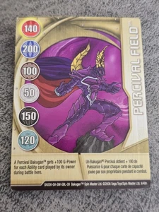 Bakugan Card - Percival Field - Gold Gate Card - BA536 - 9/48n - 2008 - Picture 1 of 2