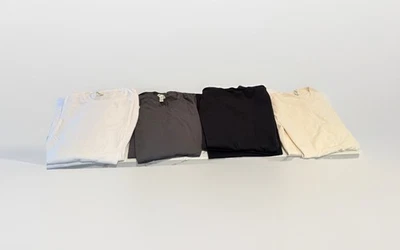 Royal Apparel Organic Cotton T-Shirts & Long-Sleeve Blanks – Size L (Lot of 12) - Image 1 of 4
