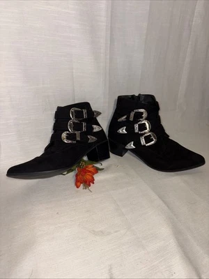 Botines con hebilla Forever 21 talla 10 Foto 1 de 4