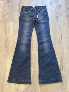 Burberry London Windsor Flare Leg Jeans Women’s Gray Jeans Size 28 - Picture 1 of 10
