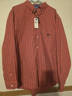 Camisa a Cuadros Chaps Para Hombre Abotonada Manga Larga XXL Nueva Con Etiquetas Foto 1 de 4