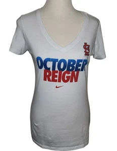 Nike St. Louis Cardinals MEDIANO Calce Ajustado Blanco SS Camiseta MLB Béisbol Fandom - Imagen 1 de 11