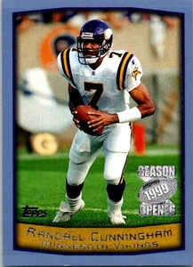 1999 Topps Season Opener #74 Randall Cunningham football card 11UU - Picture 1 of 2