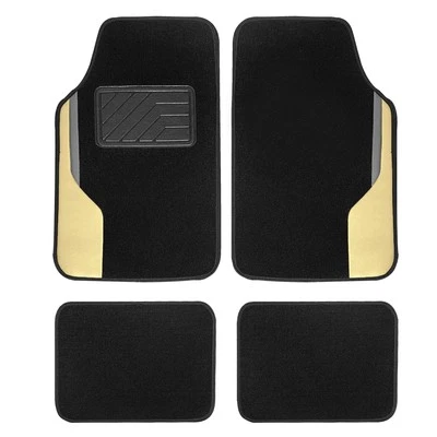 FH Group Universal Fit Carpet Liner Non-Slip Car Floor Mats for SUV - Full Set - Image 1 of 4