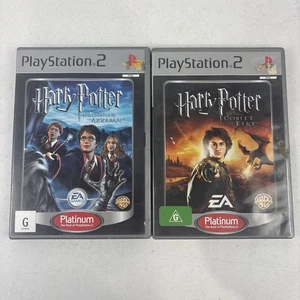 Harry Potter And The Goblet Of Fire & Prisoner of Azkaban Complete Sony PS2 PAL - Picture 1 of 5