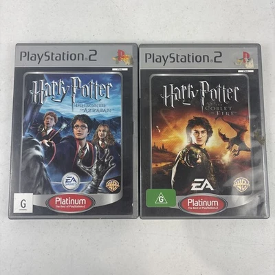 Harry Potter And The Goblet Of Fire & Prisoner of Azkaban Complete Sony PS2 PAL - Image 1 of 4