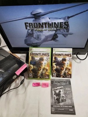 Frontlines Fuel of War XBox 360 COMPLETE Case Manual frontline front line cib - Image 1 of 4