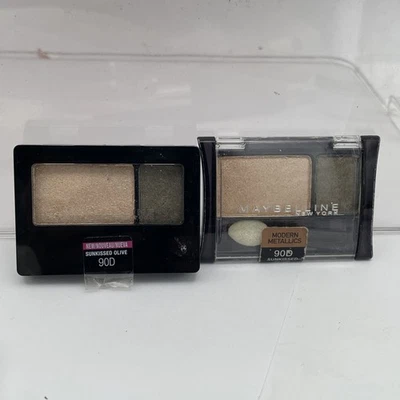 Lot of 2 Maybelline New York Expert Wear Eyeshadow 90D Sunkissed Olive - Image 1 of 4