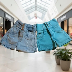 Loren's Damen kolumbianische Po-Lift Jeans - hoch taillierte Shorts Größe 6 - Bild 1 von 8