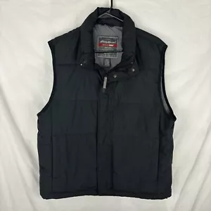 Eddie Bauer Vest Men's Med Weather Edge Goose Down Puffer Outdoors Comfort - Picture 1 of 6