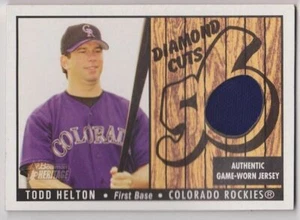2003 Bowman Heritage Todd Helton Diamond Cuts Rockies Jersey #DC-TH - Picture 1 of 1