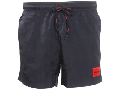 Hugo Boss Men's Dominica Swim Trunks Black Quick Dry Swimwear Shorts Sz. M - Image 1 of 3