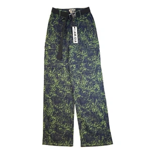 I.AM.GIA Sinead Flared Cargo Jeans Tiger Green S - Picture 1 of 7