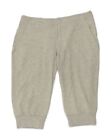 NIKE Mens sportswear Capri Tracksuit Trousers Joggers XL Grey Cotton EH06