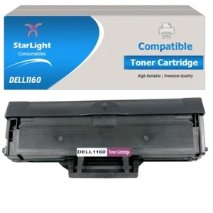 Toner Cartridge Compatible With Dell B1160 B1160W B1163W B1165NFW - Picture 1 of 8