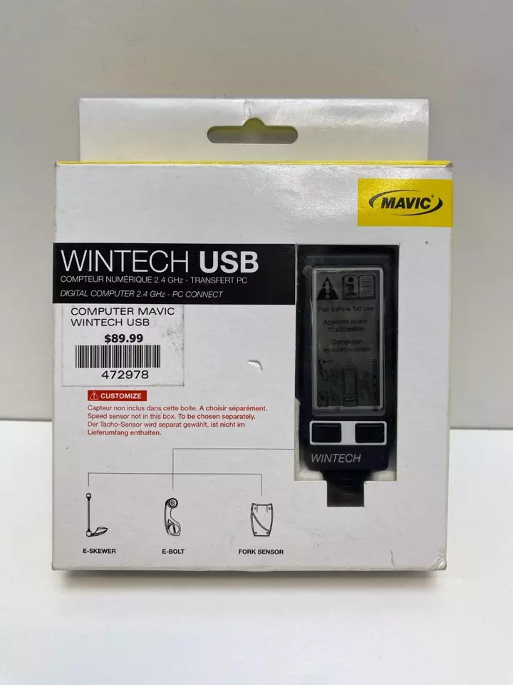 new Mavic WINTECH USB bicycle Computer - Image 1 of 4