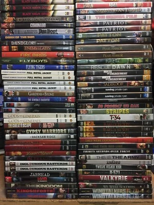 $3 Military/Western/Sports Movie DVDs - Buy More to get additional 20% off - Image 1 of 4