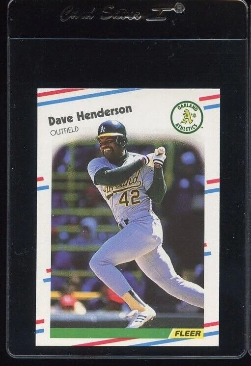 1988 FLEER UPDATE GLOSSY #U-53 DAVE HENDERSON OAKLAND ATHLETICS - Image 1 of 1
