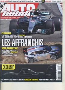 AUTO HEBDO Nr. 2112 04.05.2017 GP RUSSLAND WRC ARGENTINIEN FERRARI GT4 LUXUS. - Bild 1 von 1