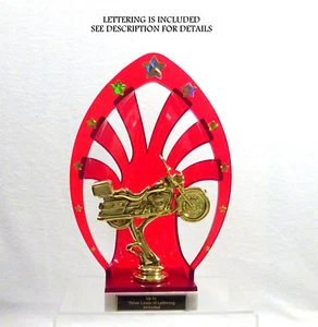 MOTO TROPHY TOURING BICICLETA ROJA CARCASA - Imagen 1 de 4