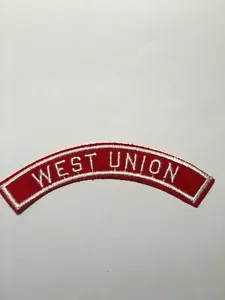 WEST UNION TIRA CIUDAD ROJA Y BLANCA - Imagen 1 de 1
